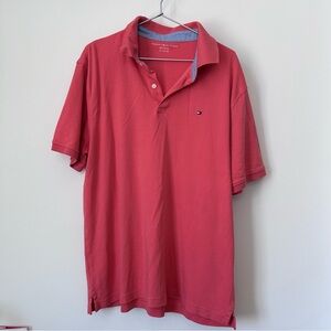 Tommy Hilfiger Men’s Coral-Red Polo Shirt